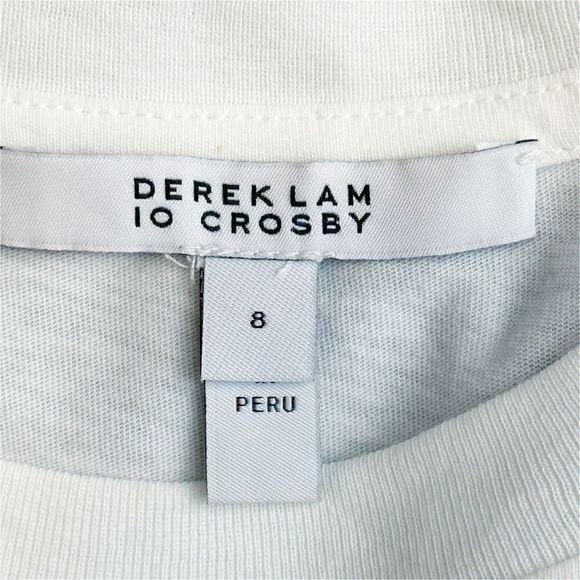 Derek Lam 10 Crosby Hudson Mixed Media Mini-Dress - Size 8 - Picture 7 of 8